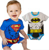 Baby Costumes Ropa Bebe Cotton Short Sleeve Superman