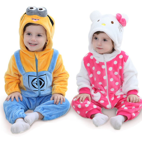 Minion Hello kitty Baby Rompers costume