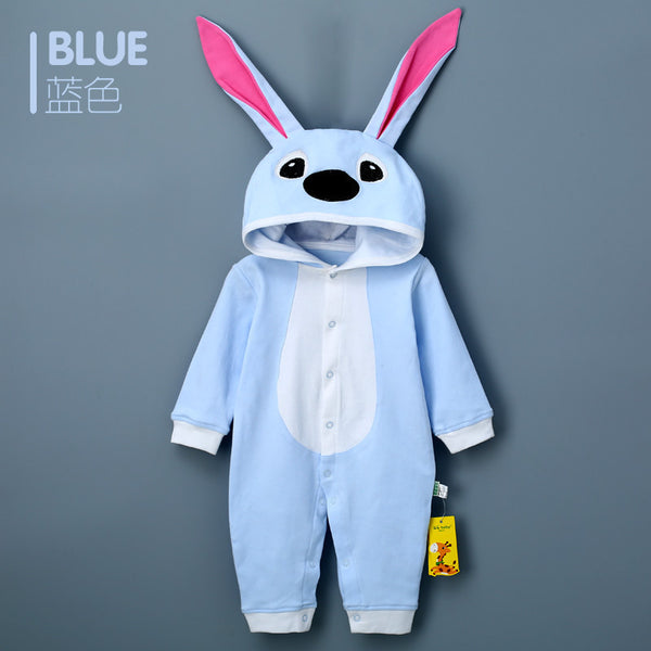 Baby Toddlers Rompers Rabbit Ears Hooded Suits