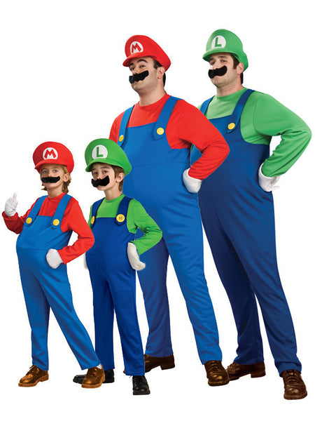 Super Mario Luigi Brothers Cosplay Costume