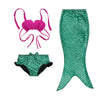 Princess Mermaid Tail Bath Split Swimsuit Costume