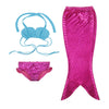 Princess Mermaid Tail Bath Split Swimsuit Costume